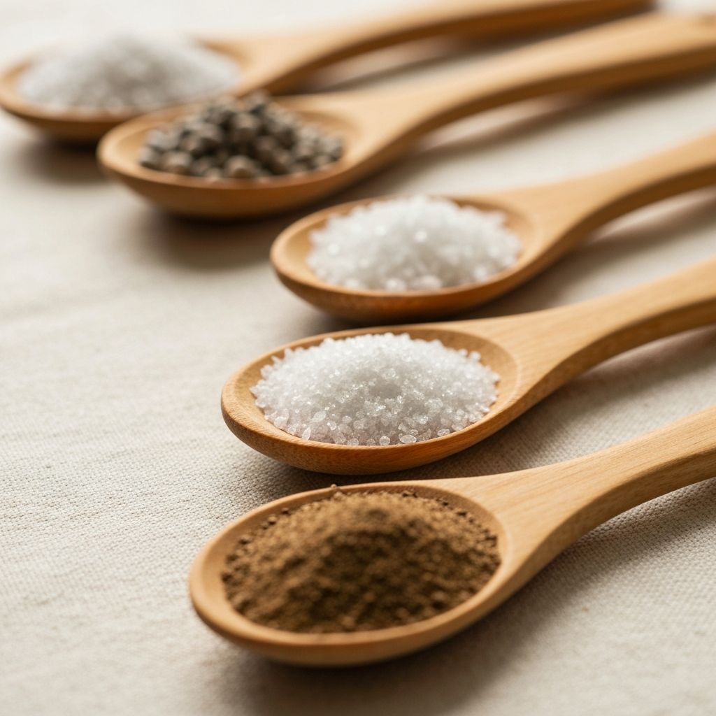 Mineral and plant powder blend